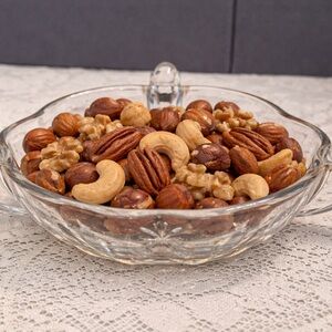 “Vintage Pressed Glass 3-Handle Relish / Celery Dish – Starburst Pattern”